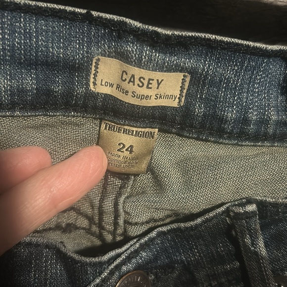 True Religion Camouflage Camo print skinny jeans - Picture 2 of 13